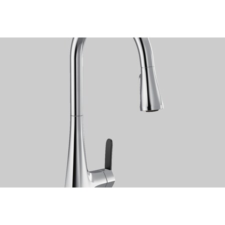 Sinema Chrome One-handle Pulldown Kitchen Faucet